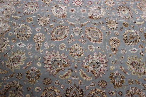 Jaipur Blue Hand Knotted 80 X 101 Area Rug 905-112390 Image 3