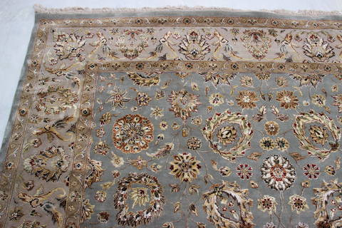 Jaipur Blue Hand Knotted 80 X 101 Area Rug 905-112390 Image 4