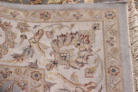 Jaipur Blue Hand Knotted 80 X 101 Area Rug 905-112390 Image 7