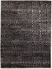 Modern Black Hand Knotted 81 X 100 Area Rug 254-112394 Thumb 0