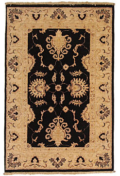 Ziegler Beige Hand Knotted 2'7" X 3'10"  Area Rug 254-112395