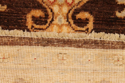 Ziegler Beige Hand Knotted 26 X 41 Area Rug 254-112396 Image 1