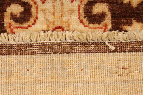 Ziegler Beige Hand Knotted 26 X 41 Area Rug 254-112397 Image 1
