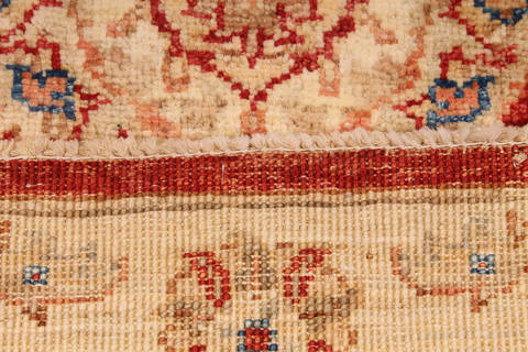 Ziegler Beige Hand Knotted 27 X 39 Area Rug 254-112399 Image 1