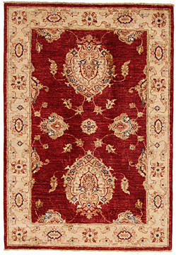 Ziegler Beige Hand Knotted 2'7" X 3'9"  Area Rug 254-112399