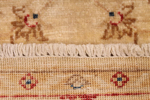 Ziegler Beige Hand Knotted 27 X 38 Area Rug 254-112401 Image 1
