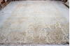 Modern White Hand Knotted 92 X 120  Area Rug 905-112404 Thumb 2