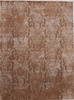Modern Brown Hand Knotted 92 X 123  Area Rug 905-112406 Thumb 0