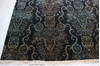 Modern Black Hand Knotted 92 X 123  Area Rug 905-112407 Thumb 1