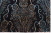 Modern Black Hand Knotted 92 X 123  Area Rug 905-112407 Thumb 4