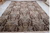 Modern Brown Hand Knotted 91 X 124  Area Rug 905-112409 Thumb 2