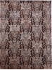Modern Brown Hand Knotted 91 X 124  Area Rug 905-112409 Thumb 0