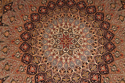 Tabriz Multicolor Hand Knotted 910 X 131 Area Rug 254-112416 Image 4