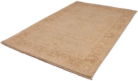 Ziegler Beige Hand Knotted 40 X 61 Area Rug 254-112419 Image 4