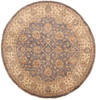 Ziegler Beige Round Hand Knotted 60 X 61  Area Rug 254-112424 Thumb 0