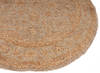 Ziegler Beige Round Hand Knotted 80 X 83  Area Rug 254-112426 Thumb 3