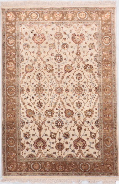 Jaipur Beige Hand Knotted 41 X 61 Area Rug 905-112428 Image 6
