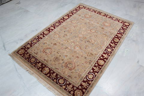 Jaipur Beige Hand Knotted 40 X 60 Area Rug 905-112429 Image 5