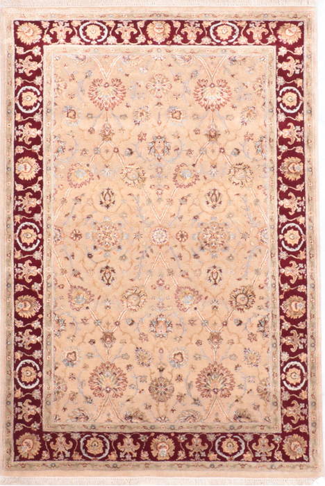 Jaipur Beige Hand Knotted 40 X 60 Area Rug 905-112429 Image 6
