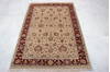 Jaipur Beige Hand Knotted 40 X 60  Area Rug 905-112429 Thumb 2