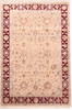 Jaipur Beige Hand Knotted 40 X 60  Area Rug 905-112429 Thumb 6