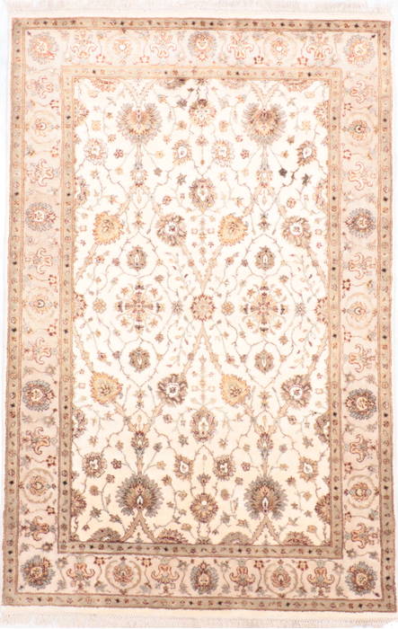 Jaipur White Hand Knotted 41 X 63 Area Rug 905-112430 Image 6