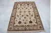 Jaipur White Hand Knotted 41 X 63  Area Rug 905-112430 Thumb 1