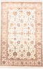 Jaipur White Hand Knotted 41 X 63  Area Rug 905-112430 Thumb 6