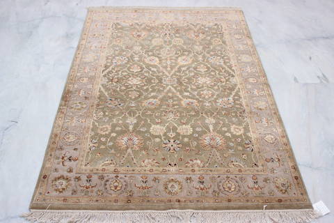 Jaipur Green Hand Knotted 41 X 511 Area Rug 905-112433 Image 4