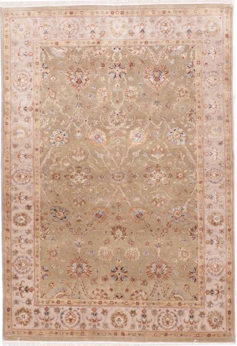 Jaipur Green Hand Knotted 41 X 511 Area Rug 905-112433 Image 0