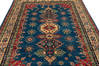 Kazak Blue Hand Knotted 68 X 93  Area Rug 700-112437 Thumb 2