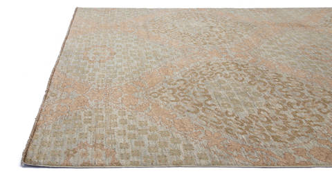 Chobi Beige Hand Knotted 60 X 811 Area Rug 700-112443 Image 2