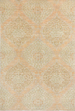 Afghan Chobi Beige Rectangle 6x9 ft Wool Carpet 112443
