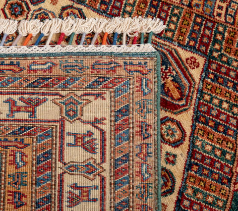 Kazak Multicolor Hand Knotted 311 X 59 Area Rug 700-112445 Image 5