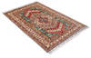 Kazak Multicolor Hand Knotted 311 X 59  Area Rug 700-112445 Thumb 2