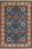 Kazak Blue Hand Knotted 40 X 510  Area Rug 700-112453 Thumb 0