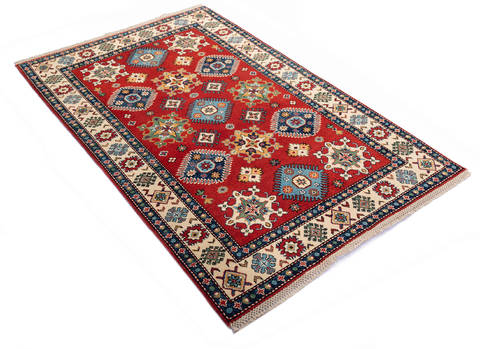 Kazak Red Hand Knotted 311 X 60 Area Rug 700-112456 Image 2