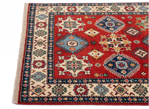 Kazak Red Hand Knotted 311 X 60 Area Rug 700-112456 Image 3