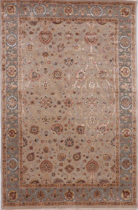 Jaipur Brown Hand Knotted 60 X 92 Area Rug 905-112460 Image 0