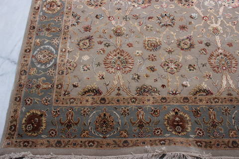 Jaipur Brown Hand Knotted 60 X 92 Area Rug 905-112462 Image 1