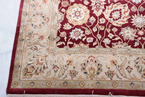 Jaipur Red Hand Knotted 60 X 91 Area Rug 905-112463 Image 1