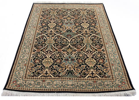 Pak-Persian Black Hand Knotted 41 X 511 Area Rug 700-112468 Image 1