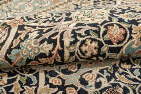Pak-Persian Black Hand Knotted 41 X 511 Area Rug 700-112468 Image 5