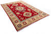 Kazak Red Hand Knotted 67 X 98  Area Rug 700-112481 Thumb 2