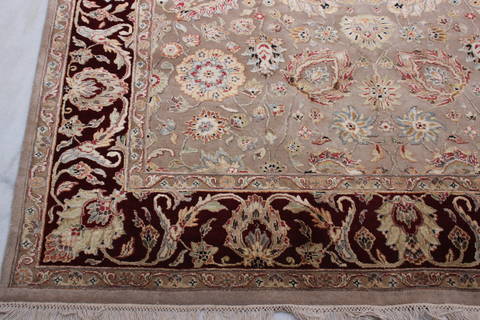 Jaipur Brown Hand Knotted 60 X 92 Area Rug 905-112486 Image 1