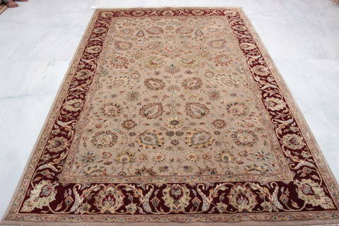 Jaipur Brown Hand Knotted 60 X 92 Area Rug 905-112486 Image 2