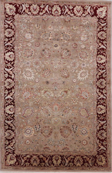 Jaipur Brown Hand Knotted 60 X 92 Area Rug 905-112486 Image 0