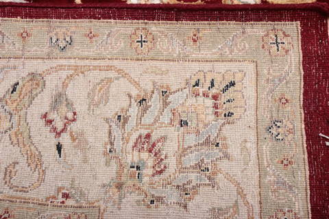Jaipur Red Hand Knotted 61 X 90 Area Rug 905-112492 Image 3