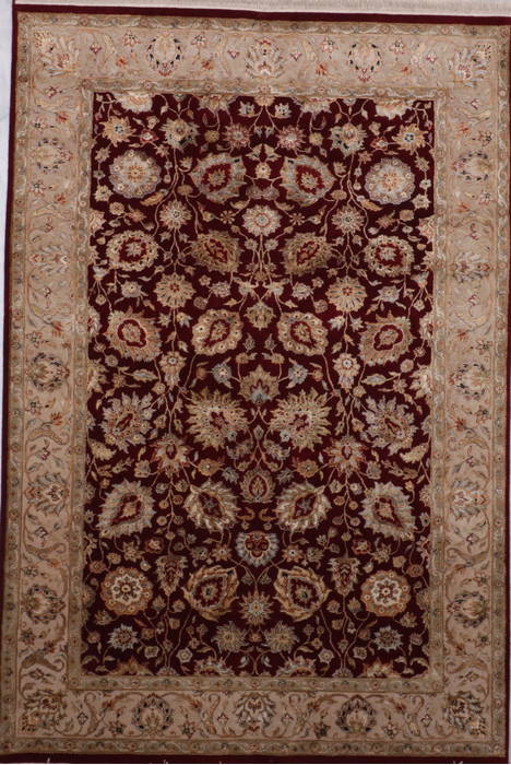 Jaipur Red Hand Knotted 61 X 90 Area Rug 905-112492 Image 0