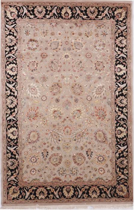Jaipur Beige Hand Knotted 60 X 92 Area Rug 905-112493 Image 0